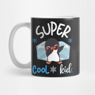 super cool kid penguin Mug